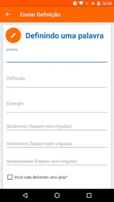 Dicionário inFormal android App screenshot 8